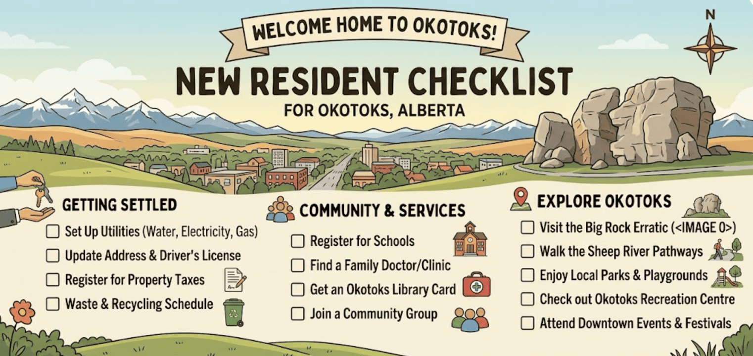 Moving to Okotoks Alberta in 2026: Your Complete New Resident Checklist